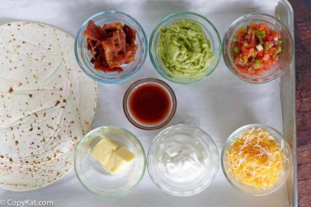 Applebee's quesadilla recipe ingredients