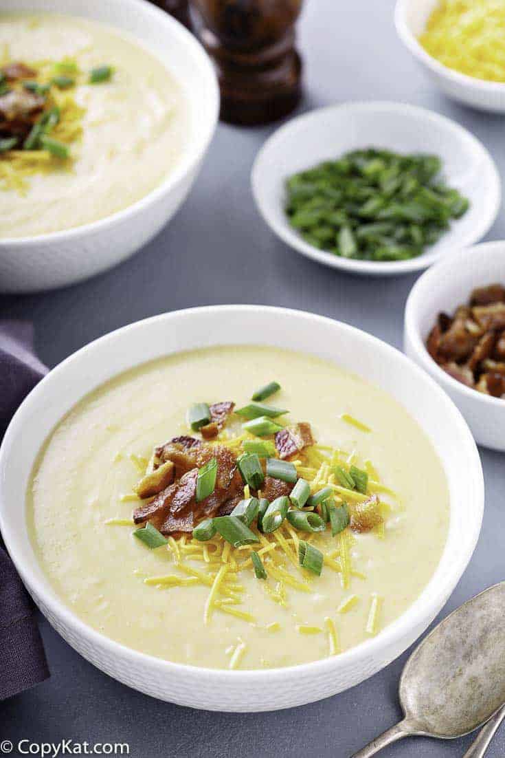 Bowl of Machine Shed Baked Potato Soup