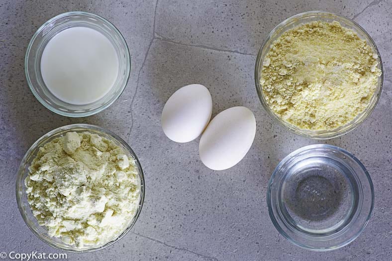 Ingredients for Boston Market Cornbread.