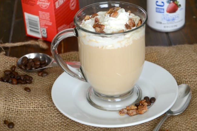 Recreate your own copycat version of the Starbucks Maple Pecan Latte at home.