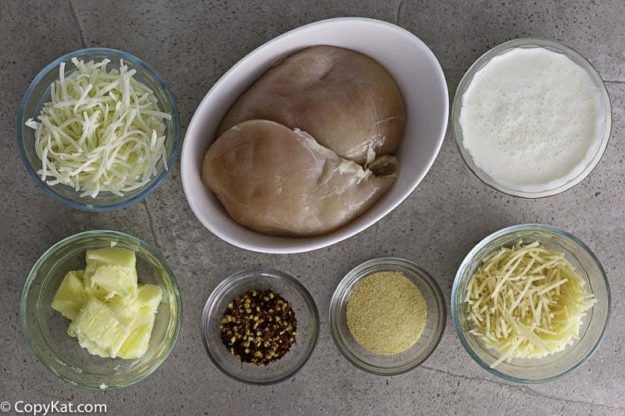 Angry Alfredo ingredients