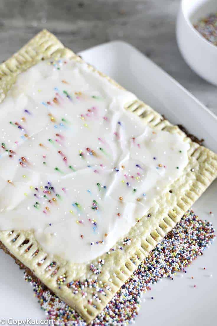 homemade strawberry pop tart
