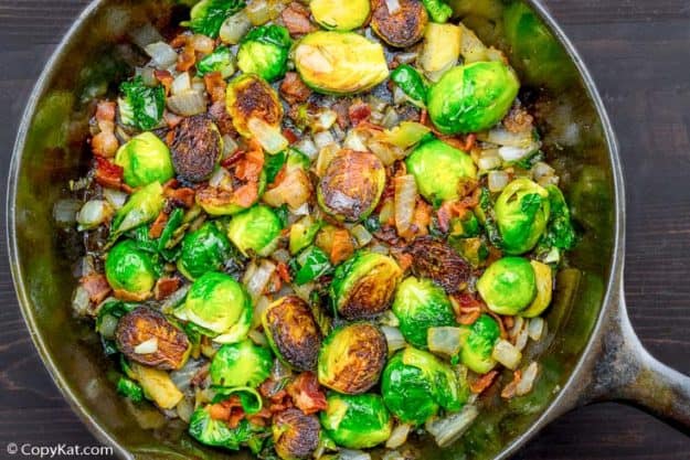 Roasted Brussels Sprouts with Bacon