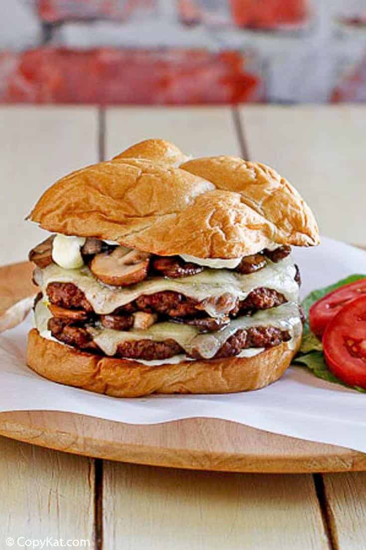 truffle mushroom swiss burger