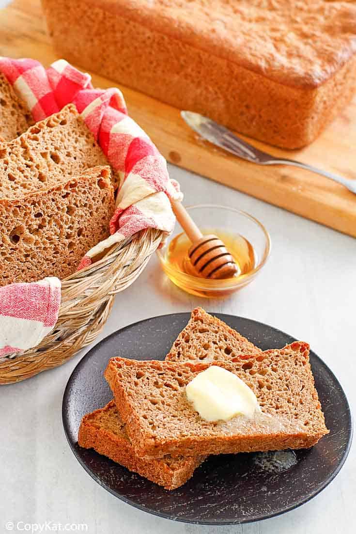 slices of fluffy whole grain wheat bread