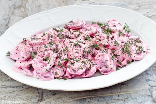 Polish Roasted Beets with Sour Cream
