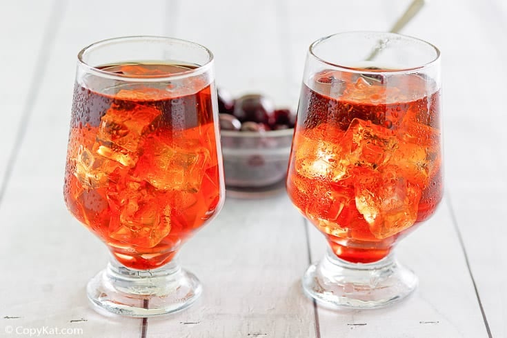 two glasses of classic Godfather cocktail