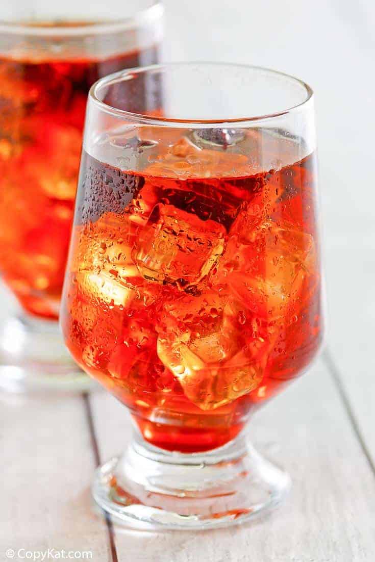 two glasses of a classic Godfather cocktail