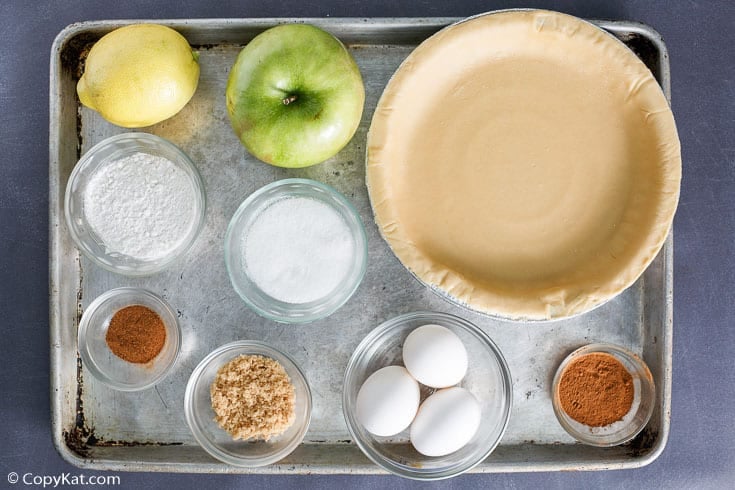 Dutch apple pie ingredients