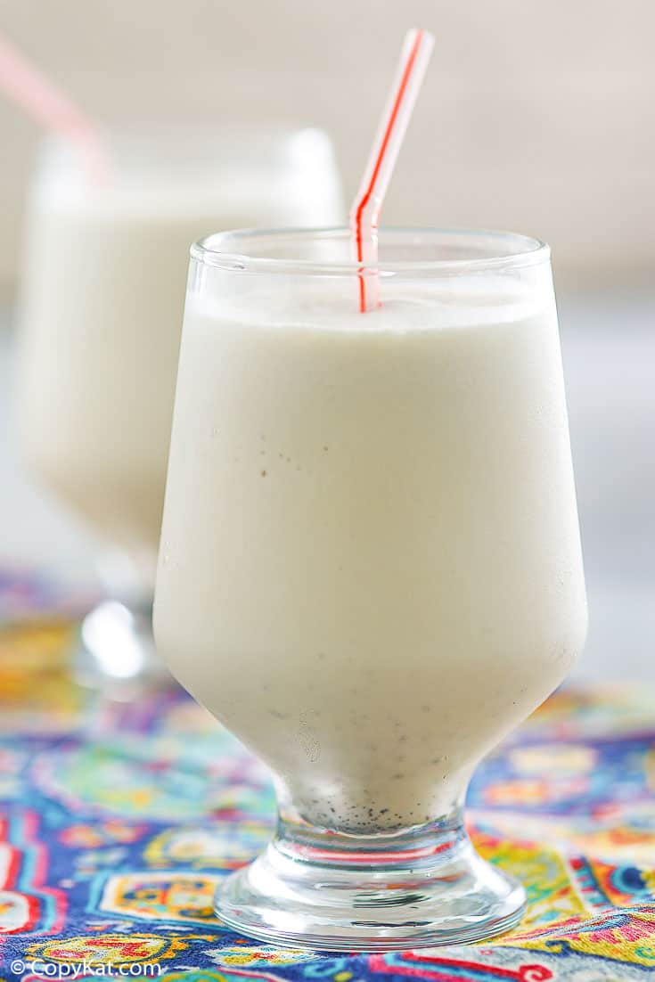 homemade Sonic root beer freeze in a glass