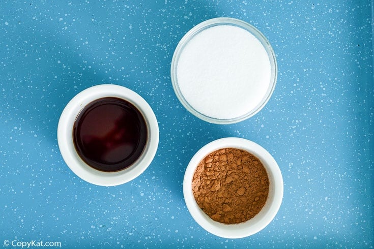 Homemade Hershey's chocolate syrup ingredients