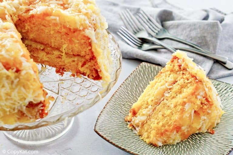 Mountain Dew Cake with Coconut Frosting