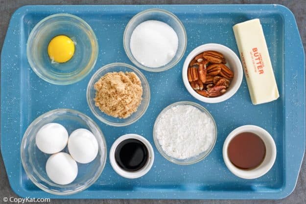 pecan pie bars ingredients