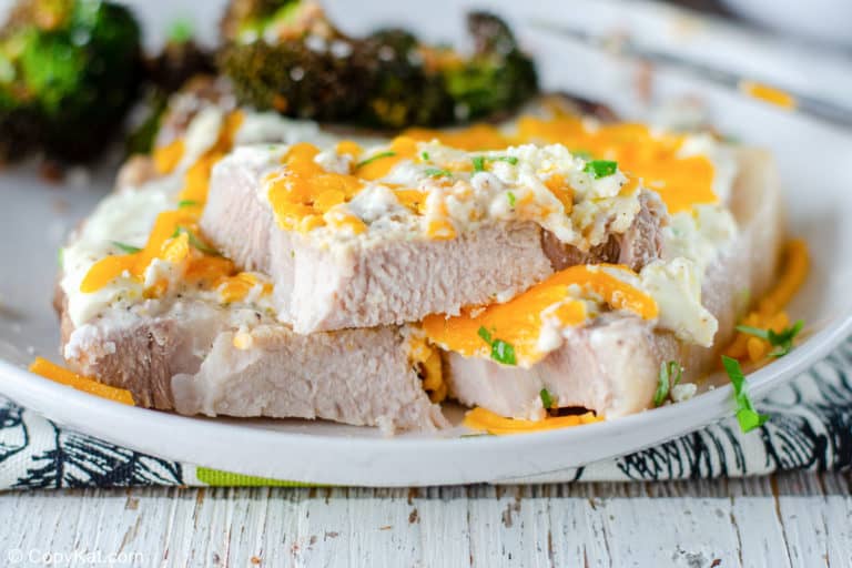 Cheesy Sour Cream Baked Pork Chops