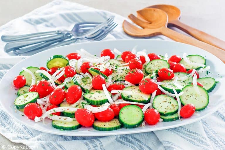 Cracker Barrel Cucumber Tomato and Onion Salad