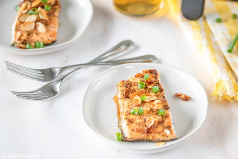 Air Fryer Salmon Almondine