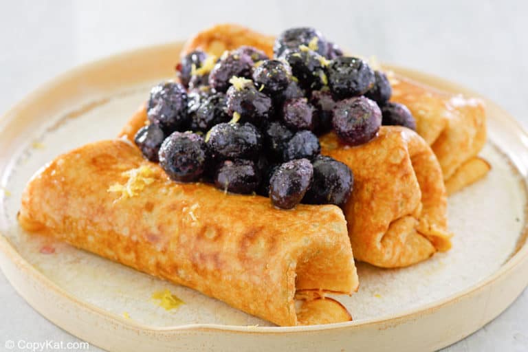 Homemade Cheese Blintzes