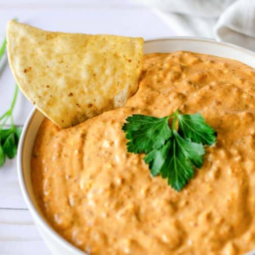 a bowl of taco dip