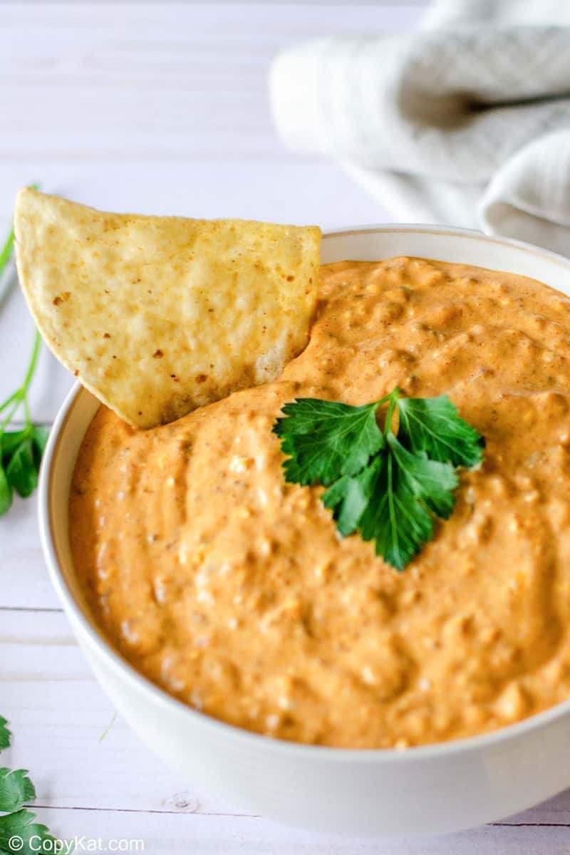 a bowl of taco dip