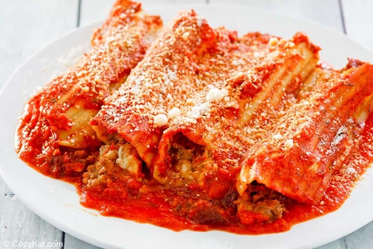 Stuffed Manicotti with Meat and Cheese Recipe