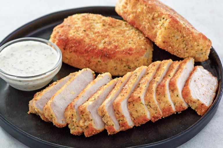 Crispy Pork Milanese with Lemon Caper Sauce