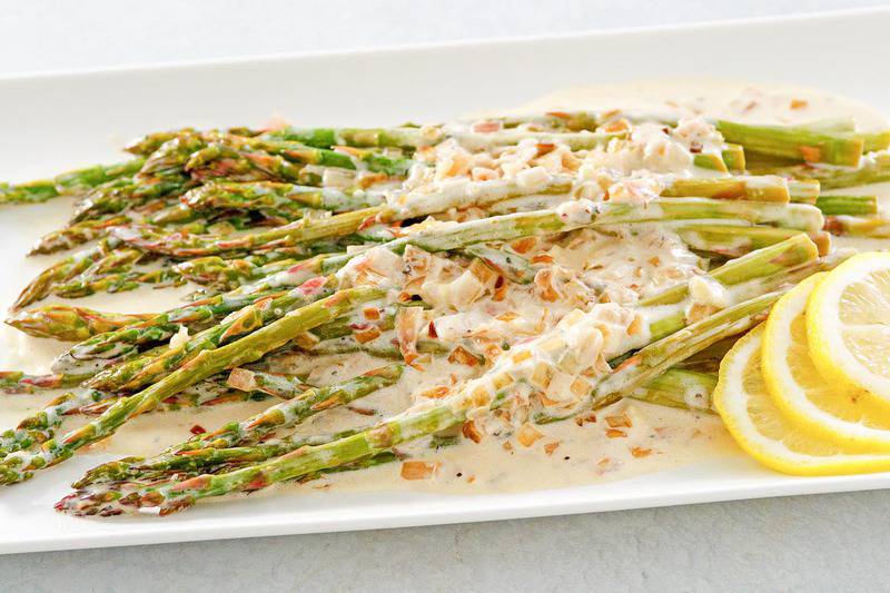 Sauteed Asparagus with Lemon Cream Sauce