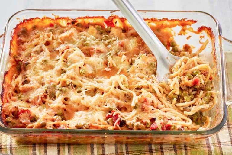 Bacon-Infused Chicken Spaghetti Casserole