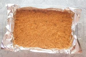 graham cracker crust.