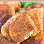 several smoked chicken thighs.