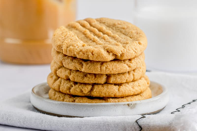 3-Ingredient Peanut Butter Cookies