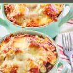 closeup of two pizza bowls.