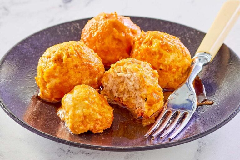 Spicy Buffalo Chicken Meatballs
