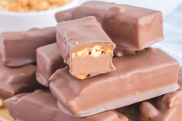 Homemade Snickers Bars