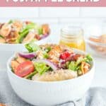 Homemade Panera fuji salad in two bowls.