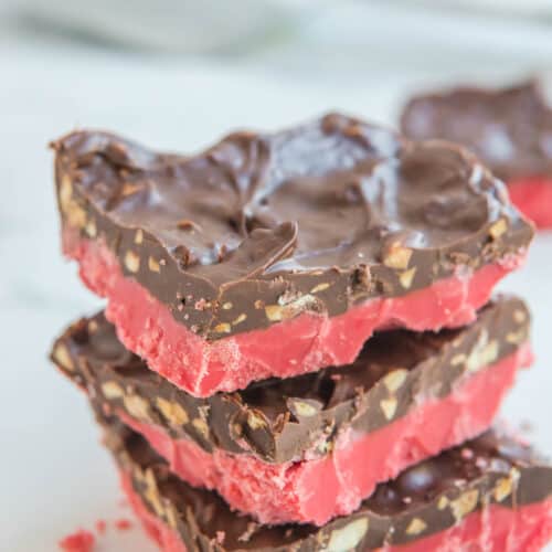 A stack of cherry mash bars.
