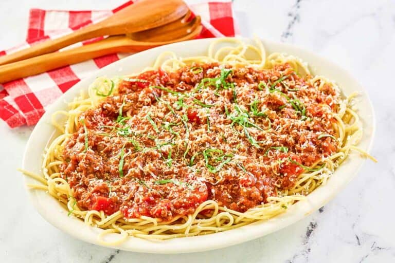 Homemade Spaghetti Meat Sauce