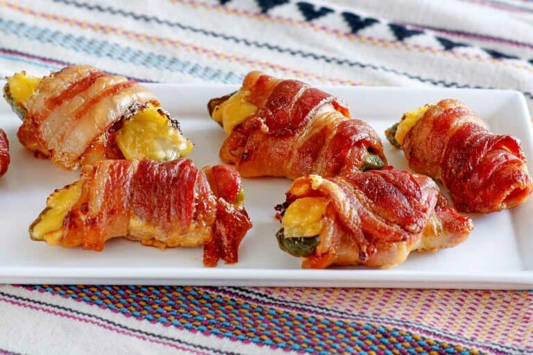 Air Fryer Bacon Wrapped Jalapeno Poppers