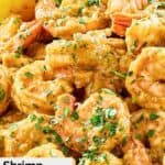 Closeup of shrimp remoulade.