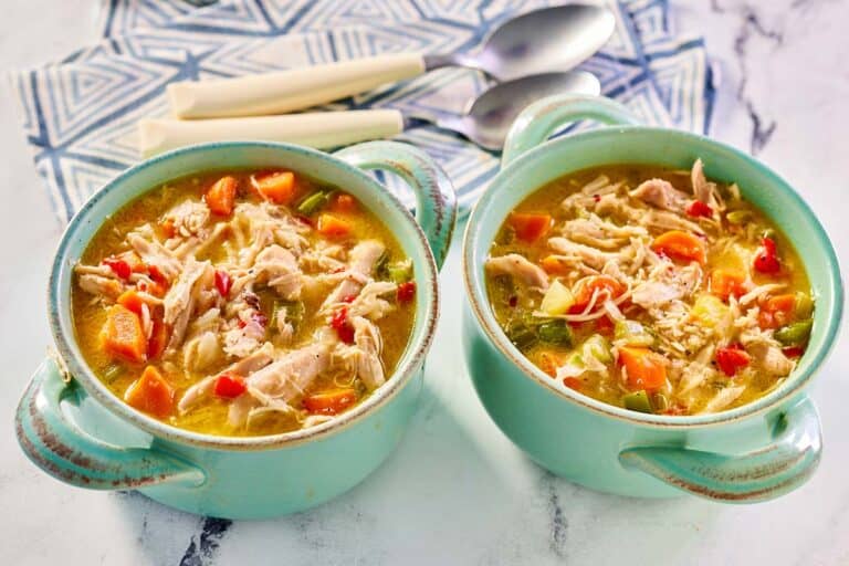 Creamy Chicken Bisque with Vegetables