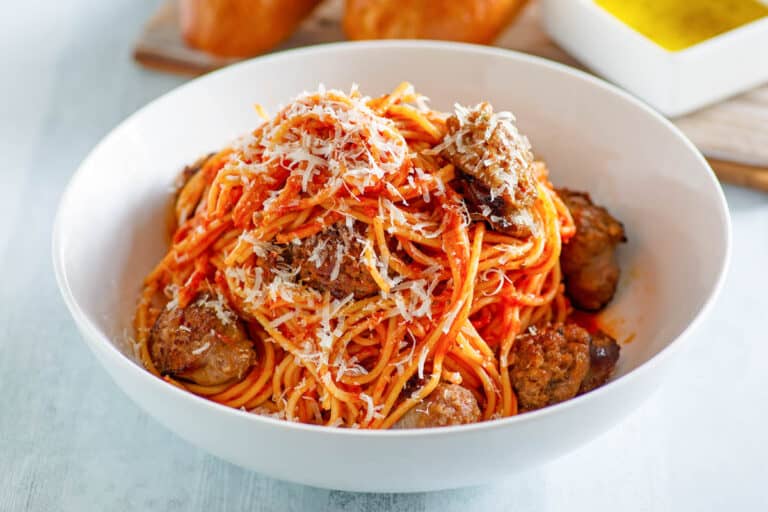 Instant Pot Spaghetti and Sausage
