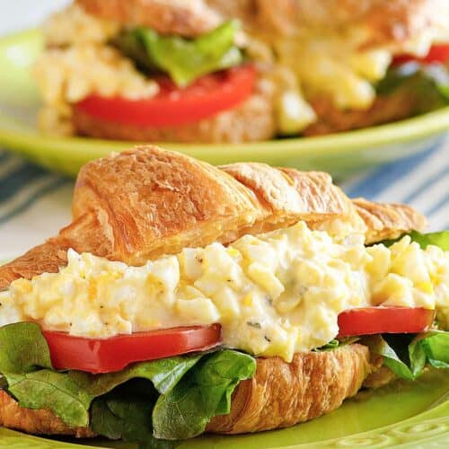 Copycat chicken salad chick egg salad sandwiches.