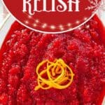 A bowl of copycat Luby's cranberry relish.
