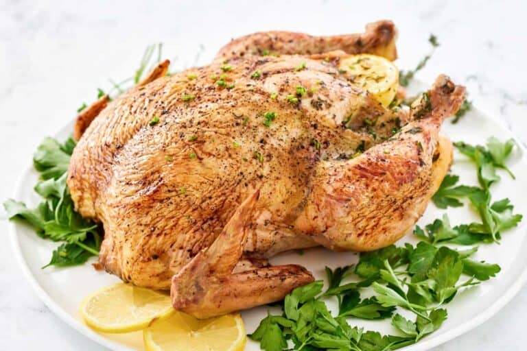 Simple Roast Chicken with Lemon & Herbs