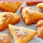 Several homemade Mexican sopapillas.
