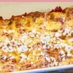 Homemade El Chico cheese enchiladas garnished with chopped onions.