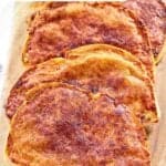 Four slices of homemade North Woods Inn garlic cheese bread.