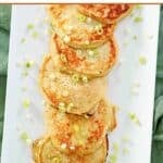 Crispy fried potato pancakes made with leftover mashed potatoes.
