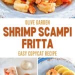 Lightly battered-fried shrimp with creamy white wine butter sauce and the ingredients to make it.