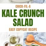 Copycat Chick-fil-A kale crunch salad and the ingredients to make it.