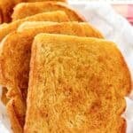 Copycat Raising Cane's Texas Toast in a parchment paper lined serving basket.